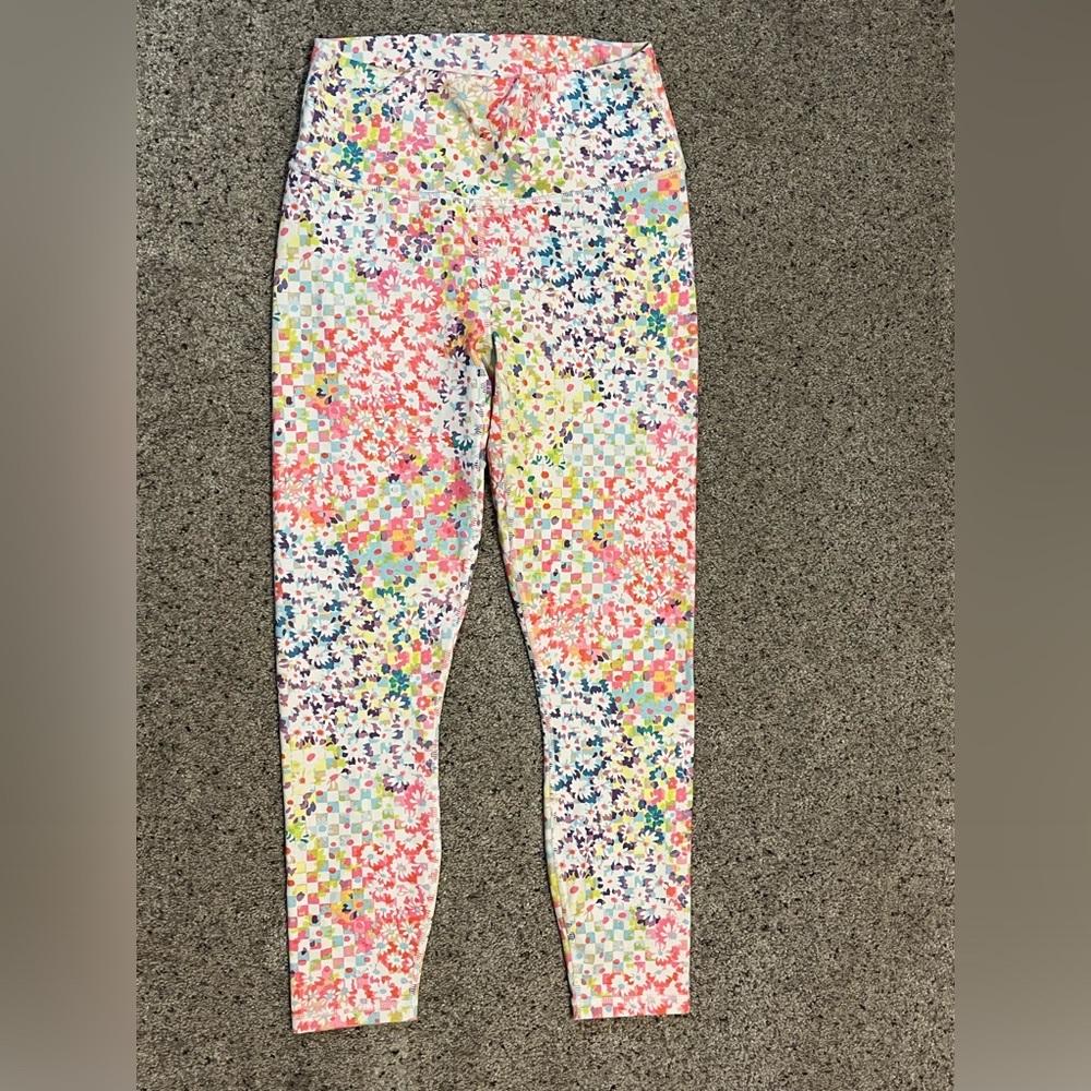 Power hold daisy work out tights Leggings  Small